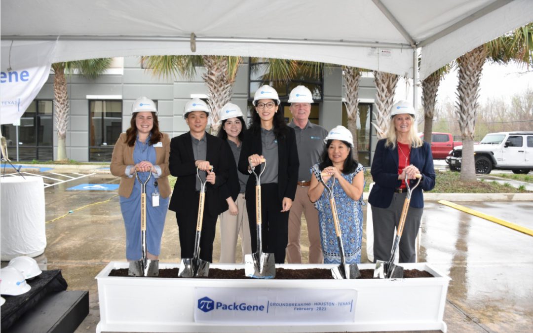 PackGene Biotech Inc. Breaks Ground on cGMP Biomanufacturing and Process Development Facility in Houston