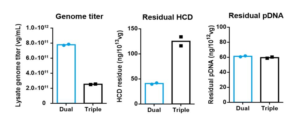 Figure 8. TP011-dual system with higher yield and lower HCD residue